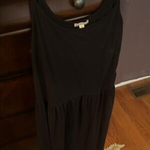 Casual Black Mini Dress